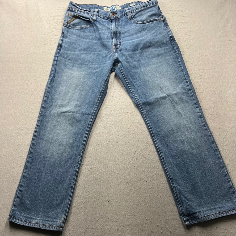 Ariat M2 Legacy Mens Relaxed Boot Cut Jeans Medium Wash Blue 35x32